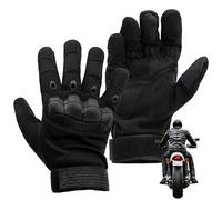 MAXITRE - Gants de moto d'hiver pour homme L, imperméables, coupe-vent, écran tactile, prise sûre (Noir)