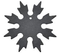 Maxknives Shuriken 8 branches en G10 Noir