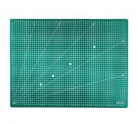 MAXKO Tapis de Découpe - Tapis de Decoupe Autocicatrisant A1 90 x 60 cm pour Couture Patchwork Maquette - Plaque de Coupe Double Face pour Bureau avec Grille de Mesure - Vert