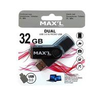 MAX'L USB KEY 3.0 DUAL OTG 32GB
