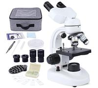 MAXLAPTER Microscope Binoculaire Composé 40X-1000X pour Adultes et Enfants | Microscopes avec Double LED Lames Adaptateur Téléphone Sac Rangement, pour Scolaire Étudiants Lab L'école et L'maison