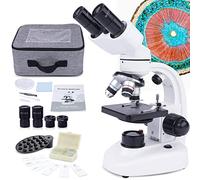 MAXLAPTER Microscope Binoculaire Composé 40X-1000X pour Enfants et Adultes