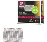 Paulmann 71244 MaxLED 1000 Strip LED Blanc chaud Strip individuel 2,5m 18W 1100lm/m 128 LEDs/m 2700K