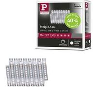 Paulmann 71249 MaxLED 1000 Strip LED Blanc neutre Strip individuel 2,5m 18W 1100lm/m 128 LEDs/m 4000K