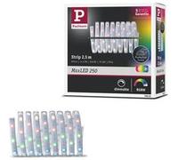 Paulmann Bande LED MaxLED 250 2,5 m RGBW IP44 avec protection 1x16 W 3000 K Argent