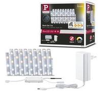 Paulmann 78869 Strip LED MaxLED 250 kit de base Smart Home Zigbee Tunable White 3m IP44 12W 230/24V 810lm Argent LED bandelumin. protect° aspersions