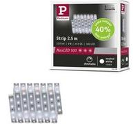 MaxLED 500 Strip LED bande individuelle 2,5m blanc neutre 9W 550lm/m 4000K Argent G