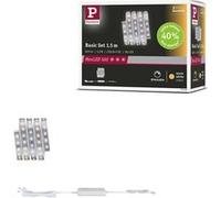 Paulmann 71232 MaxLED 500 Strip LED Blanc chaud Kit de base 1,5m 5,5W 550lm/m 64 LEDs/m 2700K 20VA
