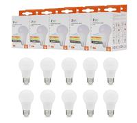 Maxled, Light is Led! 10X Ampoules LED E27 A60 11W Remplace Une Ampoule Halogène 75 Watts 4000K Blanc Neutre Ampoule Sphérique 1055LM Non Dimmable Angle Rayonnement 150° CA 220-240V