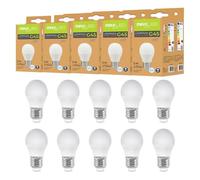 Maxled, Light is Led! 10X Ampoules LED E27 P45/G45, 5W Remplace Une Ampoule Halogène 40 Watts 6500K Blanc Froid Ampoule Sphérique 470LM Non Dimmable Angle Rayonnement 180° CA 220-240V