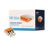 Maxled, Light is Led! Bornes De Connexion 5 Entrées, 100 Pièces Compatibles Avec Tous Types De Fils Dans Le Monde, Bornes De Connexion Strand Wire : 0.5-2.5 Mm² Pct-213