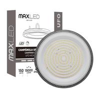 Maxled, Light is Led! LED High Bay 150W Spot LED pour Hall 15000LM Luminaire Étanche pour Hall 3CCT 3000K/4000K/6500K Lampe UFO IP65 Éclairage de Hall Angle de Rayonnement 90º Lampe Industrielle