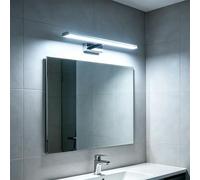 Maxled, Light is Led! Led Lampe Miroir Salle de Bain 40cm 8W 640lm Blanc Froid 6000K Slim Bain Miroir Lampe IP44 Étanche Applique Murale Moderne Luminaire Led pour Armoir Tableau Toilette Non-Dimmable