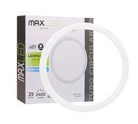 Maxled, Light is Led! LED TUBE T9 Ø40CM, Ringförmige LED Röhre 29W Kaltweiß 6500K 2400LM G10Q Sockel Fassung Hell Leuchtröhre PC Deckenleucht Alternative für Klassische T9-Leuchtstofflampen