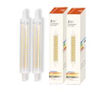 Maxled, Light is Led! R7S LED 118mm, Ampoule 8W Remplaçant Une Ampoule Halogène 65W Blanc Chaud 3000K 850Lm Angle Rayonnement 300° Non Dimmable CA 220-240V 2Pièces
