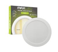 Maxled, Light is Led! Spot Encastrable LED 18W 230V Ø173mm 1850Lm Spots Plafonnier Non Dimmable 3000K-6500K Spots Ultra Plats Plafonnier Encastrable Diamètre D'encastrement 144-154mm