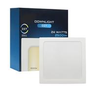 Maxled, Light is Led! Spot Encastrable LED 24W 230V 218mm 2500LM Spots Plafonnier Non Dimmable 3000K-6500K Spots Plafond Ultra Plats Luminaires Encastrables Diamètre D'encastrement 187-198 mm