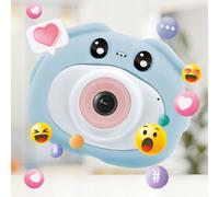 MaxLife Appareil photo numérique pour enfants avec fonction caméra MXKC-100 appareil photo enfants 3 MPx 5 jeux à partir de 3 4 5 6 ans cadeau kidizoom caméra bleu