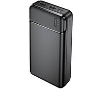 Batterie de Secours 20000mAh 2 Sorties USB 2.4A Compact et Léger Maxlife Noir