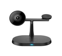 Maxlife, Chargeur à induction MagSafe 15W iPhone / AirPods / Apple Watch, Noir / Argent
