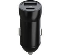 Maxlife Chargeur de voiture PD QC MXCC-04 1x USB-C 1x USB 20W noir + câble USB-C vers USB-C 60W
