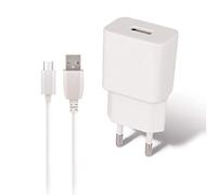 MaxLife - Chargeur USB 1A + Câble Compatible avec Samsung Galaxy A10 - A7 2018 - A6 - A6 Plus - A8 ...