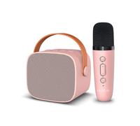 Enceinte Bluetooth avec Microphone Portable Autonomie 5 heures Maxlife Rose clair