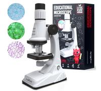 Maxlife Microscope Enfant MXMS-100 - Experiences Scientifiques Enfants - Kit Microscope avec Verrerie et Matériel de Laboratoire - Jouet Enfant à partir de 8 Ans - Idéale Cadeau Enfant