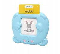 MaxLife MXLD-100 Cartes flash parlantes 112 feuilles 224 mots - Cartes flash parlantes - Machine d'apprentissage préscolaire électronique pour apprendre l'anglais - Jouet interactif - Cadeau pour