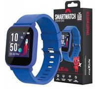 Maxlife MXSW-200 Montre intelligente pour enfant avec application Fit4Kid, 4 modes sportifs, surveillance du sommeil, utilisation muziek, étanche IP68, surveillance de la fréquence cardiaque,