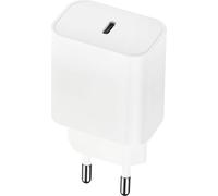 MaxLife Chargeur Rapide PD QC 3.0 USB-C 20 W Chargeur Universel pour téléphones Portables, Smartphones, tablettes, UVM, Adaptateur de Prise, Chargeur Mural, Prise Secteur Blanc