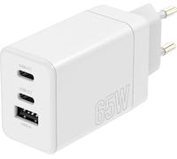 Maxlife MXTC-08-65ACC PD QC chargeur secteur 2x USB-C 1x USB 65W blanc (OEM0101206)