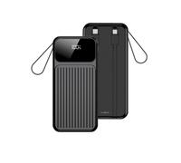 Maxlife Powerbank avec câbles intégrés MXPB-06 PD QC 22,5 W 10000 mAh noir