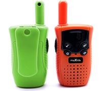 Maxlife, set de 2 talkies-walkies pour enfants avec portée de 300m et 3 canaux, multicolore