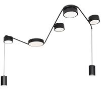 MaxLight Zumaia plafonnier 1x42 W noir C0249