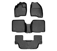 MAXLINER Floor Mats for Ford Explorer 2011-2014 3 Row Set Without Second Row Center Console, Black by