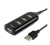 MaxLLTo ® MULTIPRISE 4 PORT HUB Multi chargeur Câble USB 2.0 - PC MAC TABLETTE SMARTPHONE