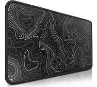 Maxlvl Gaming Mouse Pad XXL Black-Large Mouse Pad 900x400mm-Non-Slip Desk Pad for Gaming and Office-Fringeless Edges-Large Mouse Pad Accurate and Durable