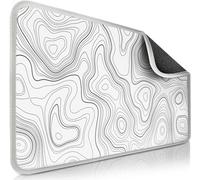 Maxlvl Gaming Mouse Pad XXL White-Large Mouse Pad 900x400mm-Non-Slip Desk Pad for Gaming and Office-Fringeless Edges-Large Mouse Pad Accurate and Durable