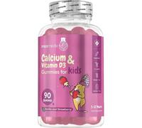 maxmedix Calcium avec vitamine D3 pour enfants, 90 gommes