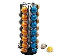 MaxMiuly Support rotatif pour capsules de café Nespresso Vertuo Vertuoline (35 pièces), support rotatif pour capsules de café (noir pour 35 dosettes)