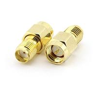 Maxmoral 2 pcs SMA mâle vers SMA connecteur femelle RF Coax coaxial adaptateur