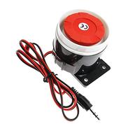 Maxmoral Lot de 1 alarme piézoélectrique 12 V CC 120 dB avec alarme filaire pour système d'alarme de sécurité domestique