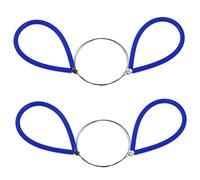 Maxmoral Lot de 2 emporte-pièces de 54,9 cm pour couper les fils de poterie en céramique, sculpture, outils de poterie à main bleue, outils de coupe de poterie