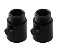 Maxmoral Lot de 2 robinets d'arrêt pour pommeau de douche - Valve de contrôle du débit d'eau - Pour salle de bain - Pulvérisateur de douche à interrupteur rapide - Vanne d'arrêt G1/2 - Taille