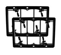 Maxmoral Lot de 2 supports de montage basse tension multi-usages pour plaque murale de fils téléphoniques, câbles réseau, HDMI, coaxiaux, câbles de haut-parleur