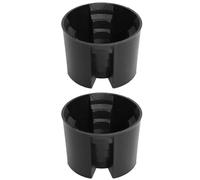 Maxmoral Lot de 2 supports de parasol d'extérieur en plastique pour fixation de poignée de parapluie, manchon incliné, manchon à vis prune, bouchon pour trou de support de parapluie, pour balcon,