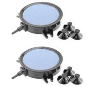 Maxmoral Lot de 2 ventouses noires pour aquarium/aquarium - 107 x 19 x 4 mm - Outil de libération de diffuseur adapté aux systèmes de circulation des bassins d'eau