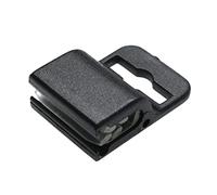 Maxmoral Lot de 20 pinces à cartes noires porte-badge porte etiquette pour badge d'identité d'épaisseur standard, carte intelligente, CAC, puce ou carte de balayage