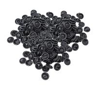 Maxmoral Lot de 300 protège-doigts jetables en latex noir 6,5 cm antidérapants pour réparations électroniques, travaux manuels, applications industrielles